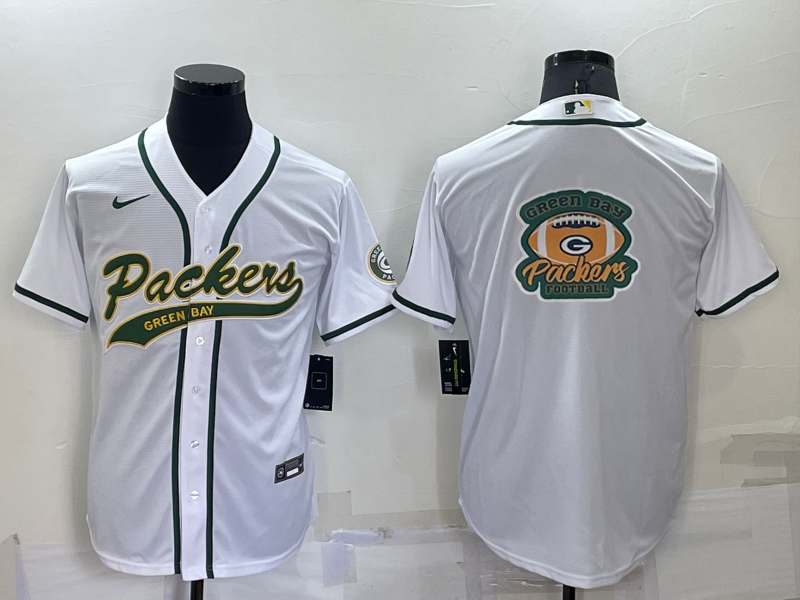 Men's Green Bay Packers White Jersey